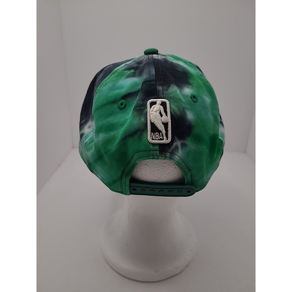 New Era BOSTON CELTICS Retro Crown Marbled Tie Dye 9FIFTY NBA Snapback Cap Hat - Picture 4 of 8